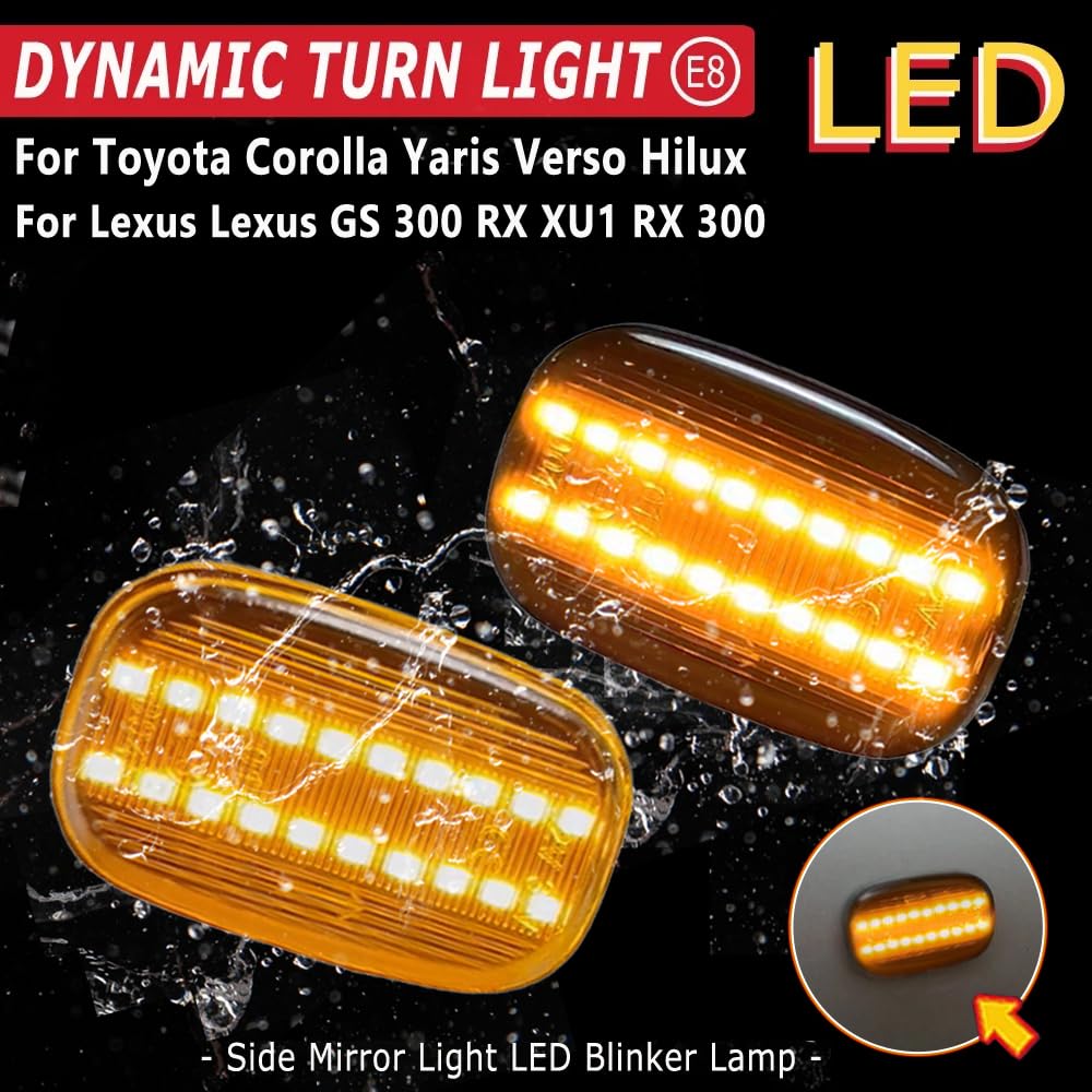 Amazon.com: Dynamic Led Side Marker Turn Signal Light Sequential